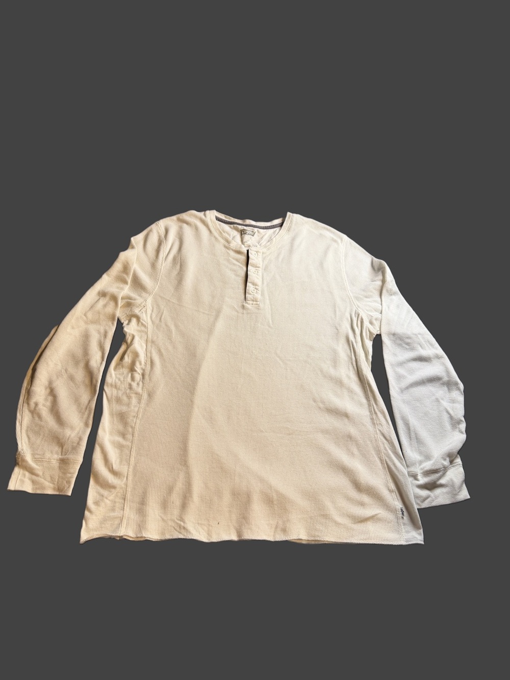 Levi's Men's Long Sleeve Henley - Off-White